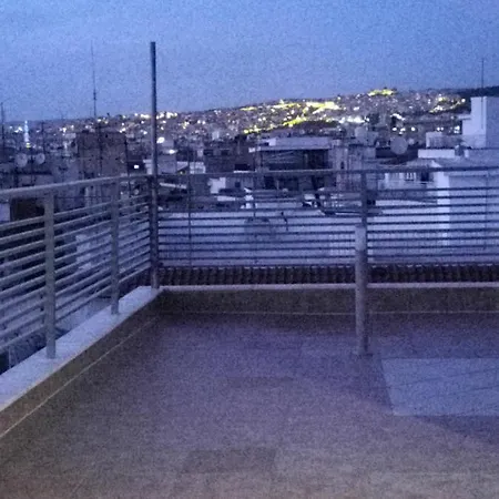 Apartamento Panoramic View - 1 Bdr Penthouse - 300m From Metro Station Tessalónica